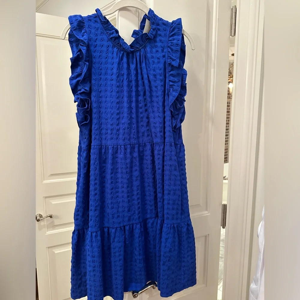 Maeve Anthropologie Royal Blue Dress Lida L - Picture 2 of 3